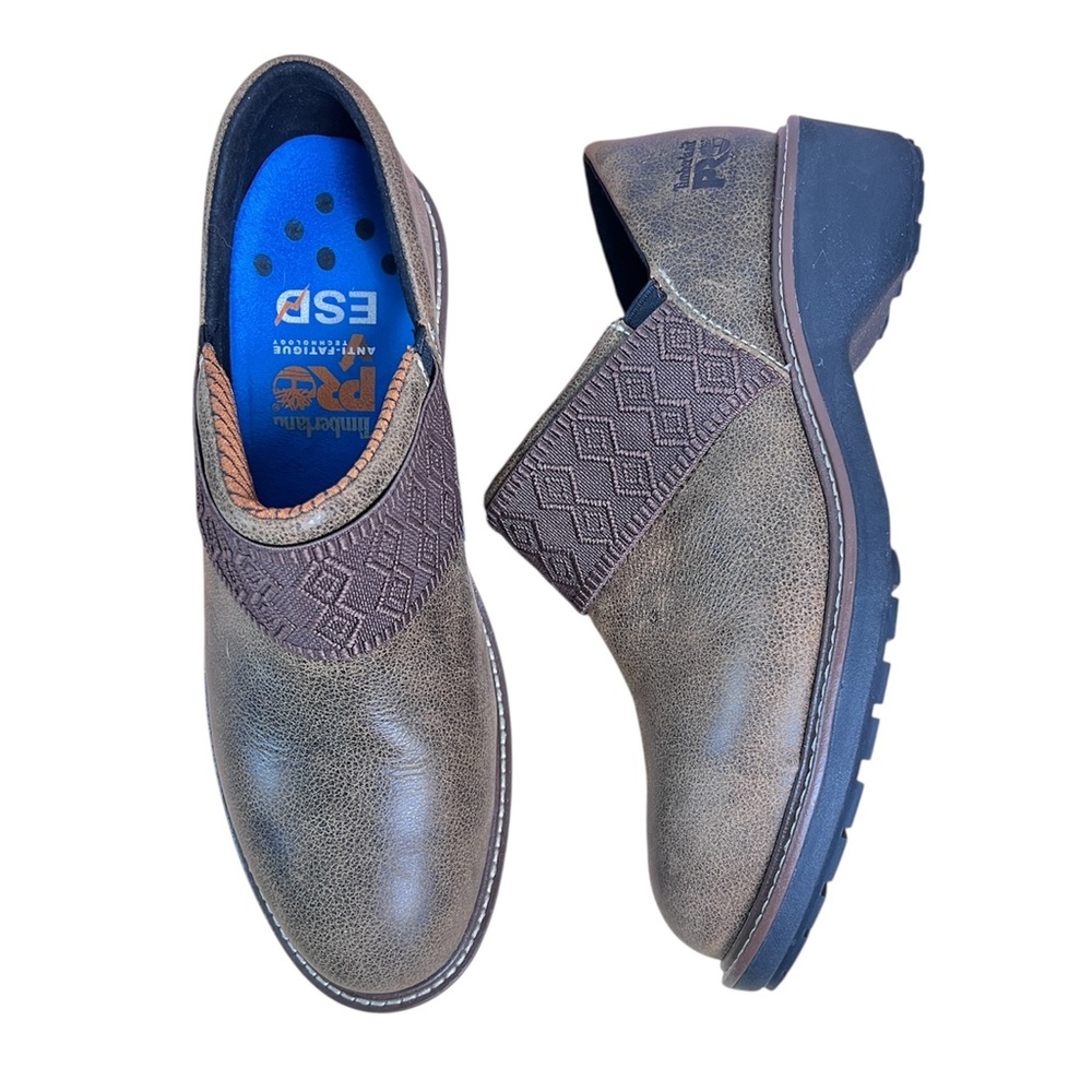 Timberland PRO Women’s Slip-On Anti-Fatigue Work Shoes 9.5 Style A1KJJ Alloy Toe